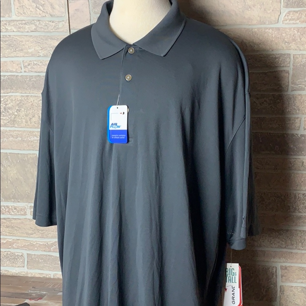 GrandSlam Golf Shirt Big n Tall 4XB.4XG Airflow